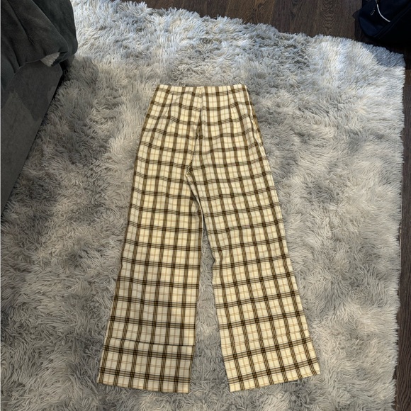 Princess Polly Plaid Trousers - Picture 3 of 3